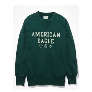 American Eagle Outfitters Oversize Hang Out Crewneck Sweater